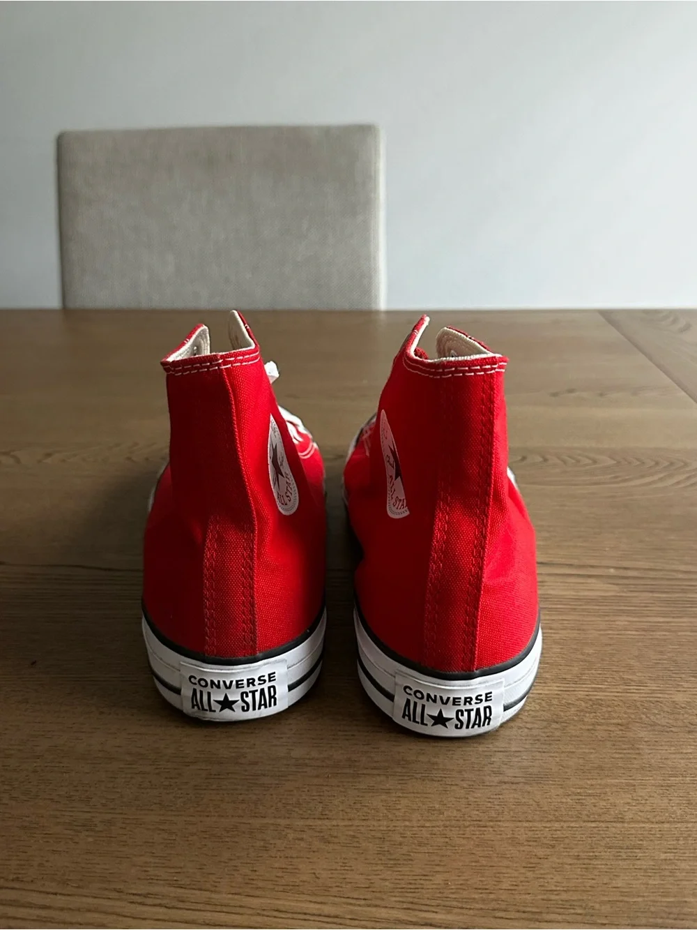 Converse High Top Sneakers - Red and White